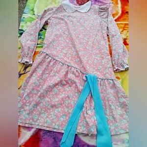Vintage JC Penney Girls floral Dress size 10